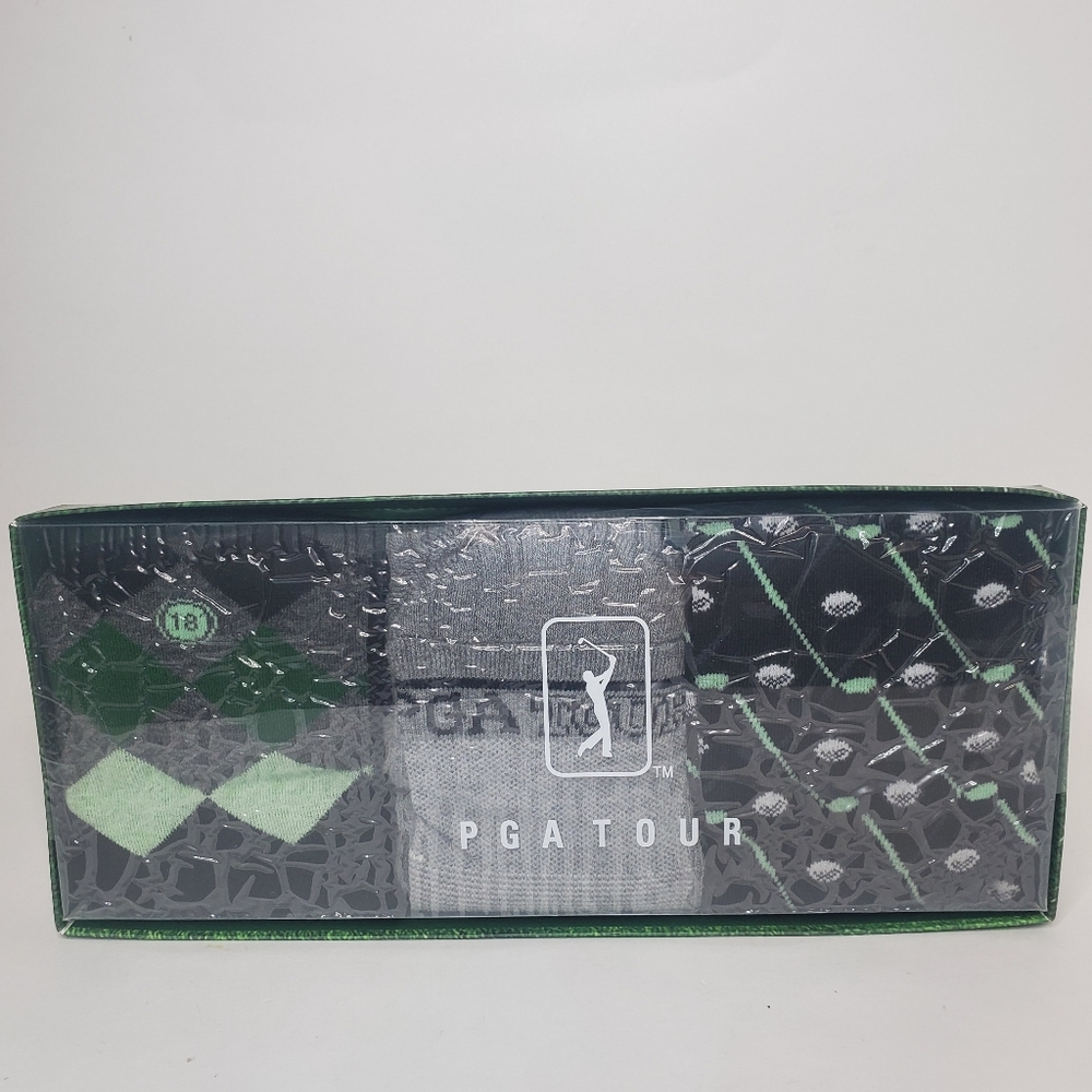 PGA TOUR Golf socks  Gift Box Set - 3 Pack of Socks